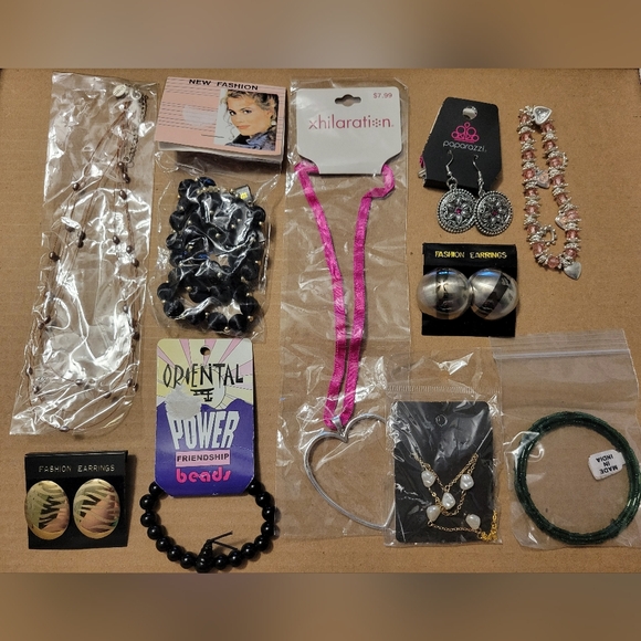 Jewelry - Jewelry Lot Costume Accessory Fashion Bracelets Necklace Earrings